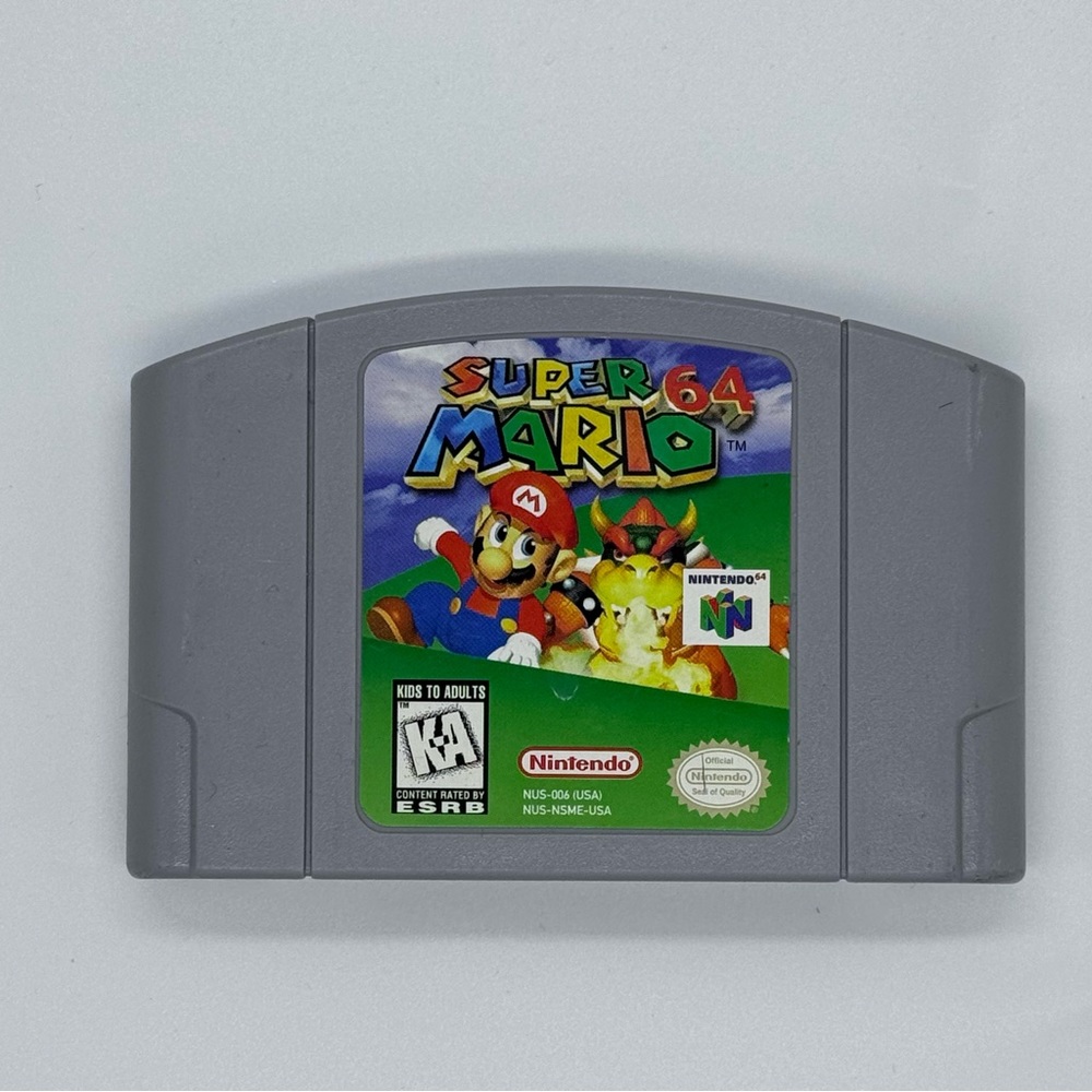 Super Mario 64 (Nintendo 64, 1999) Authentic Game - Tested WORKING